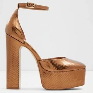 BRAND NEW ALDO JACEY WOMEN'S MISCELLANEOUS BLOCK HEEL SANDAL S2